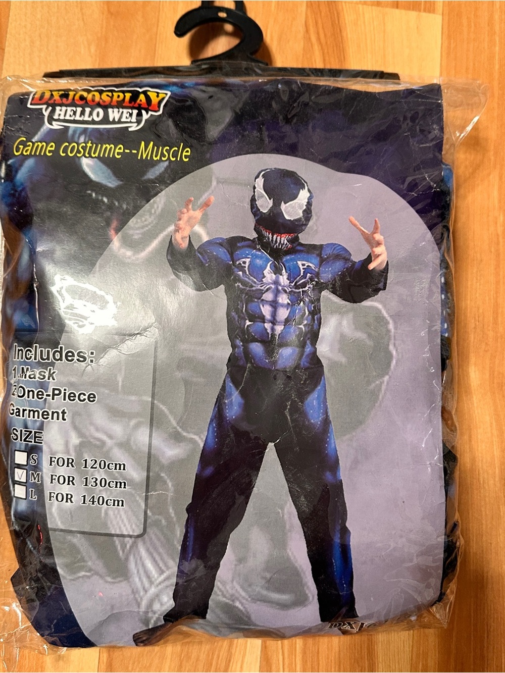 Halloween costume~Cosplay Venom Muscle Kids Costume - One-Piece